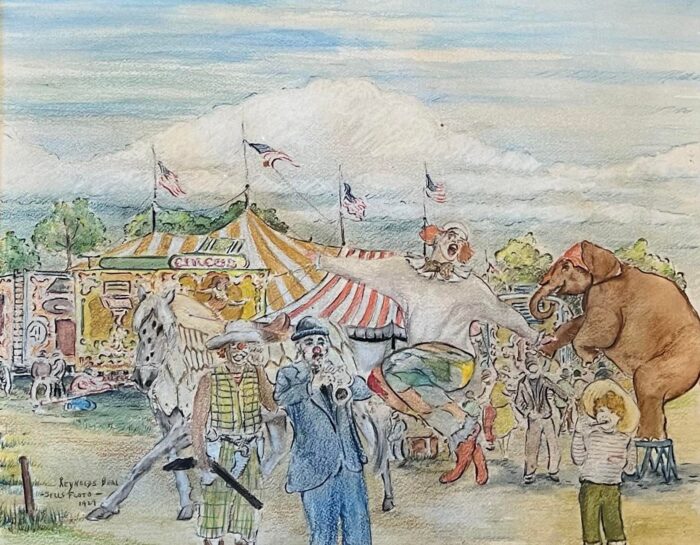 “Circus Scene, Sells Floto, 1929“