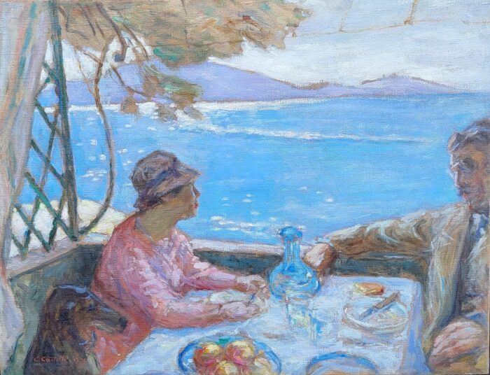 “Seaside Conversation”