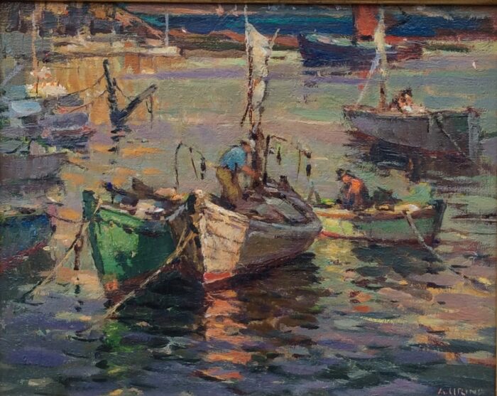 “Boats in Pigeon Cove Harbor”