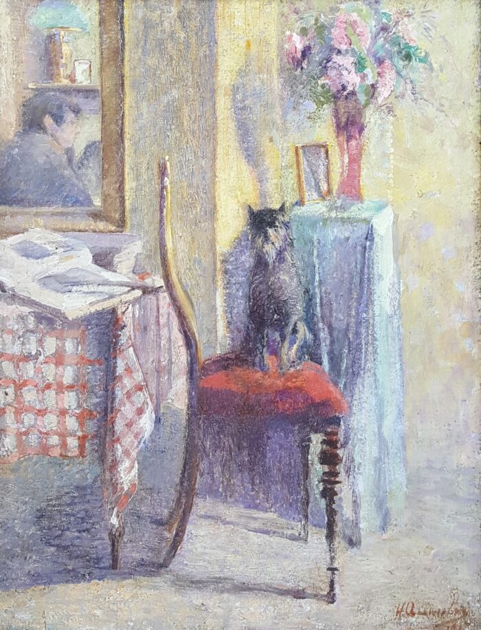“Interior with Dog”