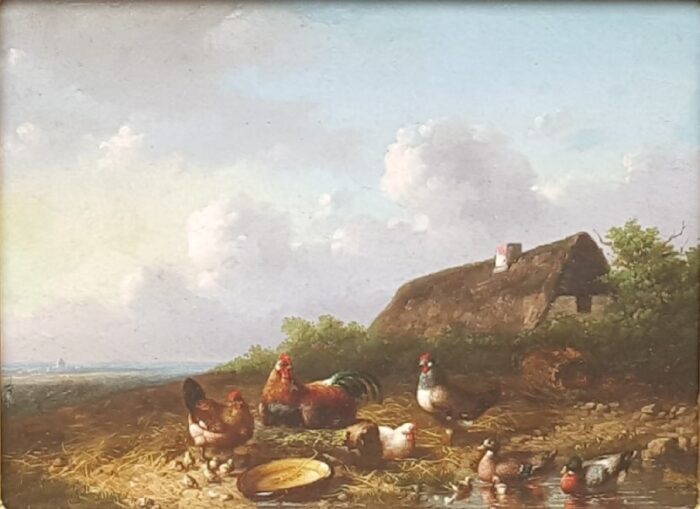 “Landscape with Chickens and Ducks”