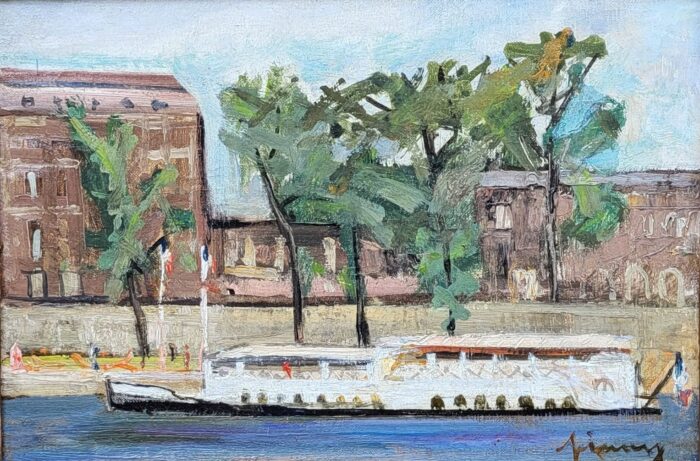 “On the Seine, Paris”