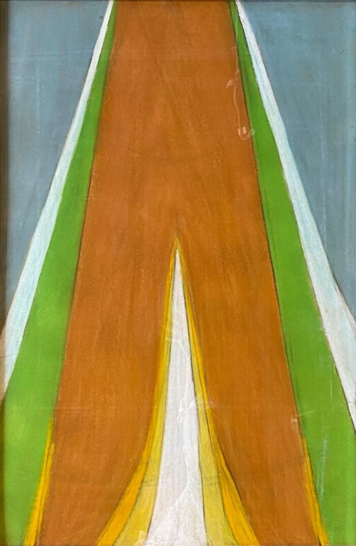 “Abstract (orange and yellow)”