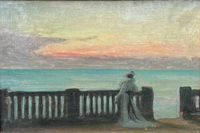 “Ėlégante au Balcon, 1890”